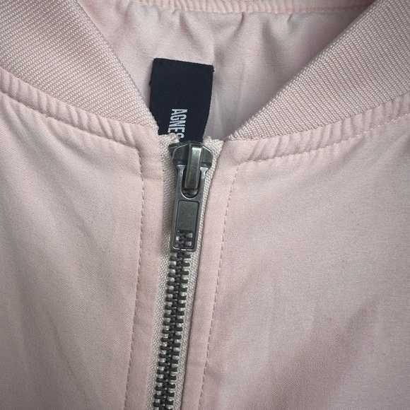 Light Pink Agnes & Dora Bomber Jacket Size Medium - Picture 2 of 5